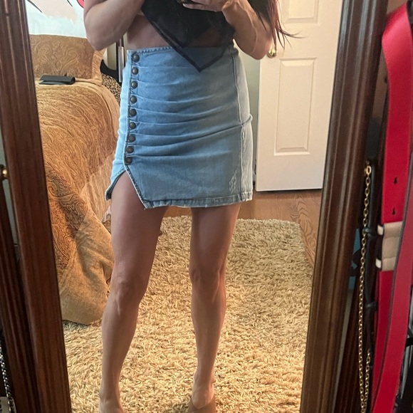 Retrofete Denim Skirt Size small - Picture 7 of 10
